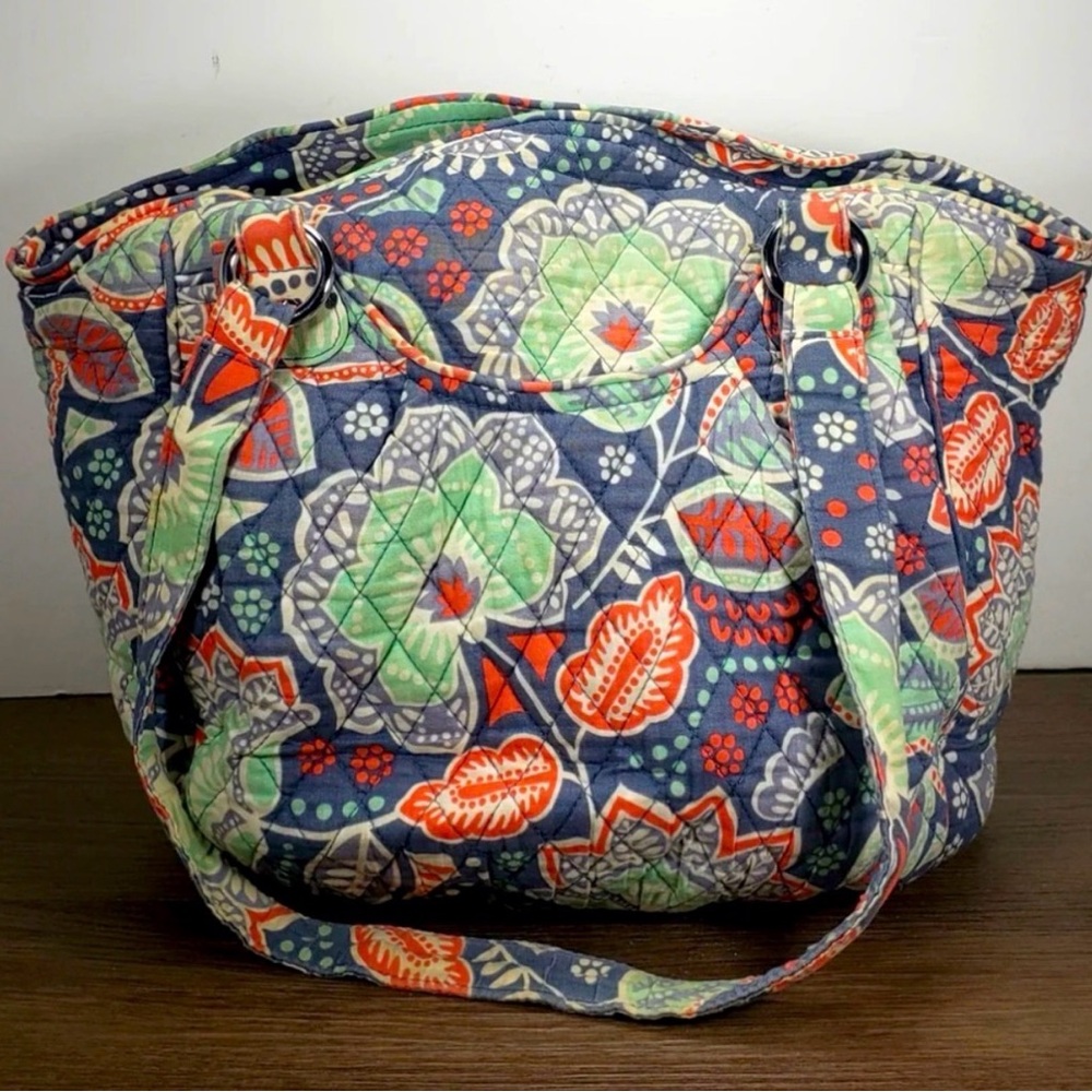 Vera Bradley Cotton Glenna Nomadic Floral Tote
